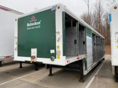 2003 MICKEY BEVERAGE TRAILER, SINGLE AXLE, 18-BAY, VIN 5CWRA371X3H023649, UNIT 157