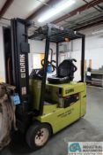 2,200 LB. CLARK MODEL TMG20 SIT DOWN THREE WHEEL ELECTRIC **DELAYED REMOVAL - PICKUP 2-5-2021**