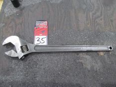 24" Crescent Adjustable Wrench