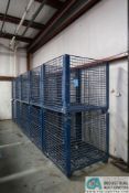 38" X 42" X 38" STACKABLE WIRE BASKETS