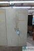 2-DOOR AKRO BIN TYPE STEEL CABINET **Loading Fee Due the "ERRA" JAS Graphics, $75.00**