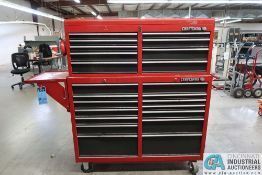 23-DRAWER CRAFTSMAN PORTABLE MECHANICS TOOLBOX WITH MISCELLANEOUS TOOLS AND HARDWARE