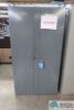 2-DOOR AKRO BIN TYPE STEEL CABINET **Loading Fee Due the "ERRA" JAS Graphics, $75.00**
