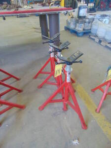 LOT OF PIPE STANDS (3)