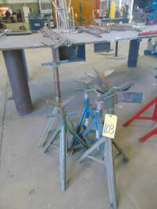 LOT OF PIPE STANDS (5)