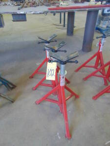 LOT OF PIPE STANDS (3)