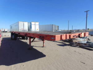 YARD TRAILER, LUFKIN 45', tandem axle, wood deck, Equipment No. T-06, VIN 32834