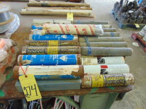 LOT OF WELDING ROD, assorted